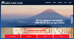 Desktop Screenshot of judofightclub.pl