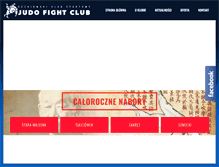 Tablet Screenshot of judofightclub.pl